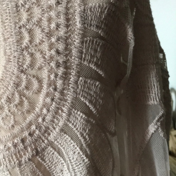 Summer Bohemian Swim Cover Up Natural Textured LIKE NEW FINAL SALE Med - Picture 8 of 9